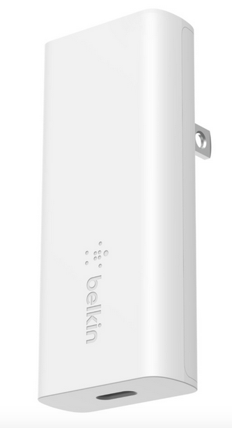 Belkin Chargeur Mural 20W USB-C Blanc Câble non inclus